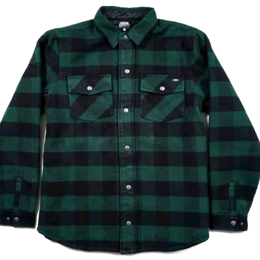 VANS Men's Reversible Jacket - Green/Black